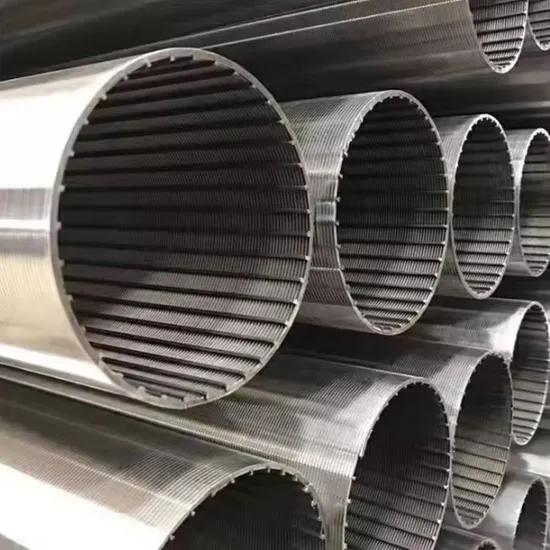 Durable Wedge Wire Filter Drum 1.0mm Slot Stainless Steel 304 316 Industrial Filtration Wastewater Treatment Mining Oil Gas
